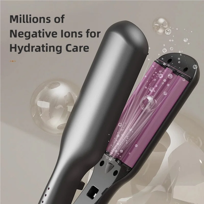 TINSOL 10mm Wave Curling Iron V-Shaped Wool Curling Iron Rapid Heating Five-Level Temperature Control Egg Roll Curling Iron