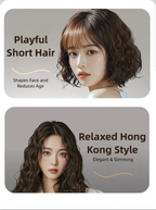 TINSOL 10mm Wave Curling Iron V-Shaped Wool Curling Iron Rapid Heating Five-Level Temperature Control Egg Roll Curling Iron