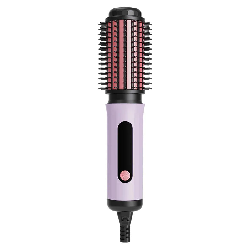 TINSOL Negative Ion Hot Air Brush Professional Styling Tool Multi-Functional Heated Curling and Straightening Brush