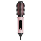 TINSOL Negative Ion Hot Air Brush Professional Styling Tool Multi-Functional Heated Curling and Straightening Brush
