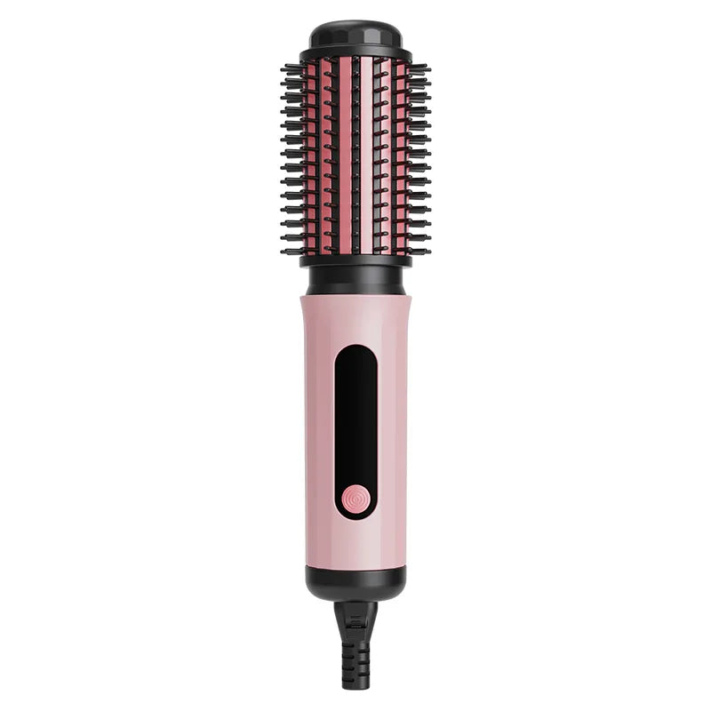 TINSOL Negative Ion Hot Air Brush Professional Styling Tool Multi-Functional Heated Curling and Straightening Brush