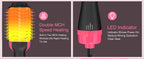LISAPRO 2 IN 1 One Step Hair Dryer and Volumizer Hair Straightener Hot Air Brush Hair Curler Hair Beauty and Health Styling