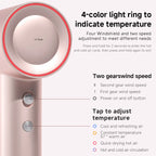 DOCO Hair Dryer 75m/s High Speed 200 Million Negative Ions Hair Care 110000 Rpm Professional Lightweight Home Travel Gift