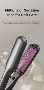 TINSOL 10mm Wave Curling Iron V-Shaped Wool Curling Iron Rapid Heating Five-Level Temperature Control Egg Roll Curling Iron